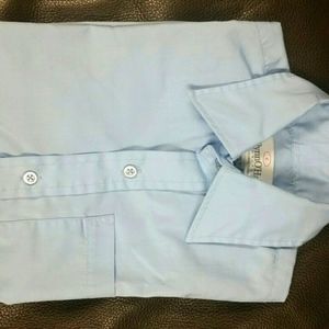 Flynn O'Hara Short sleeve shirt school uniform light blue